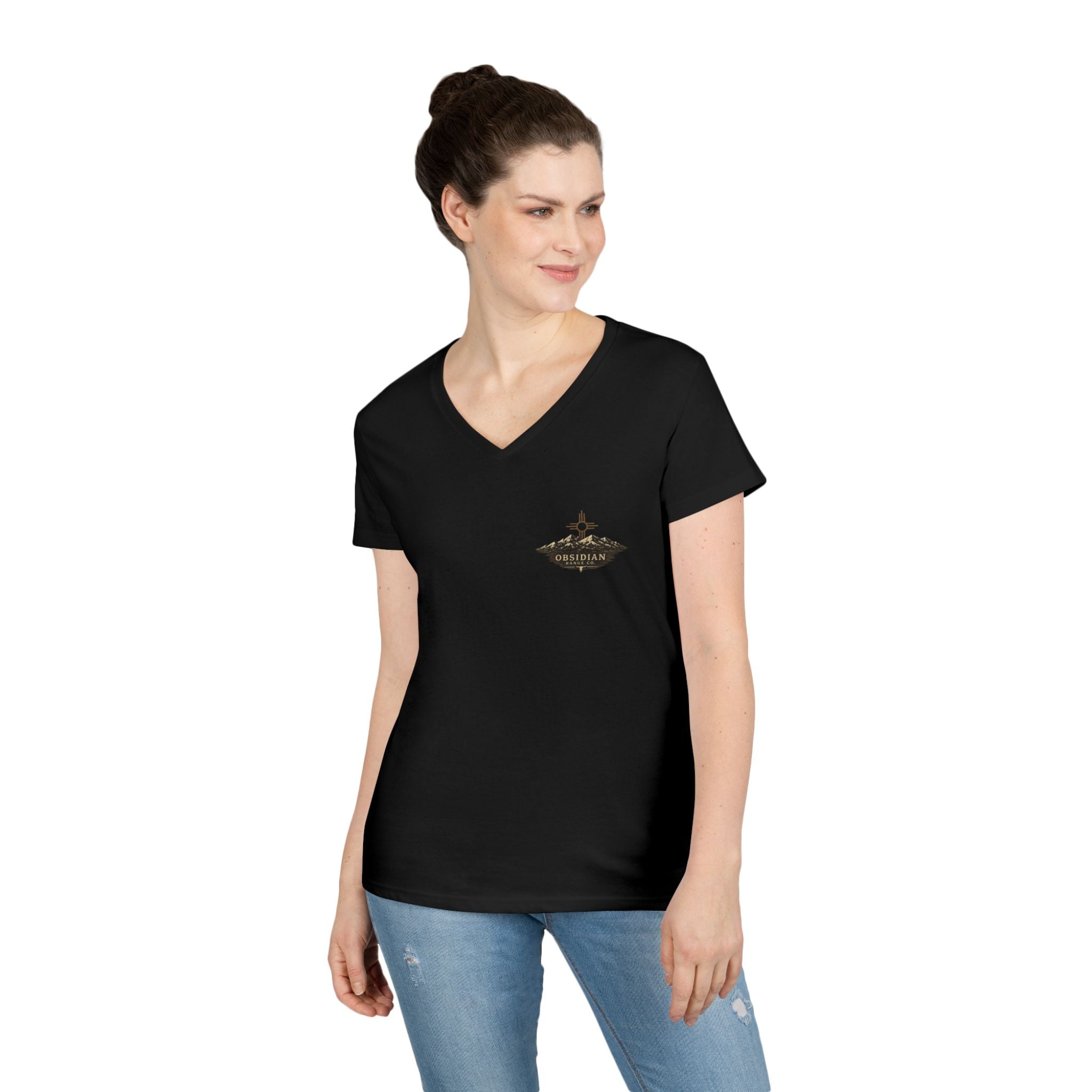 New Mexico Land of Enchantment V-Neck Tee (Ladies')
