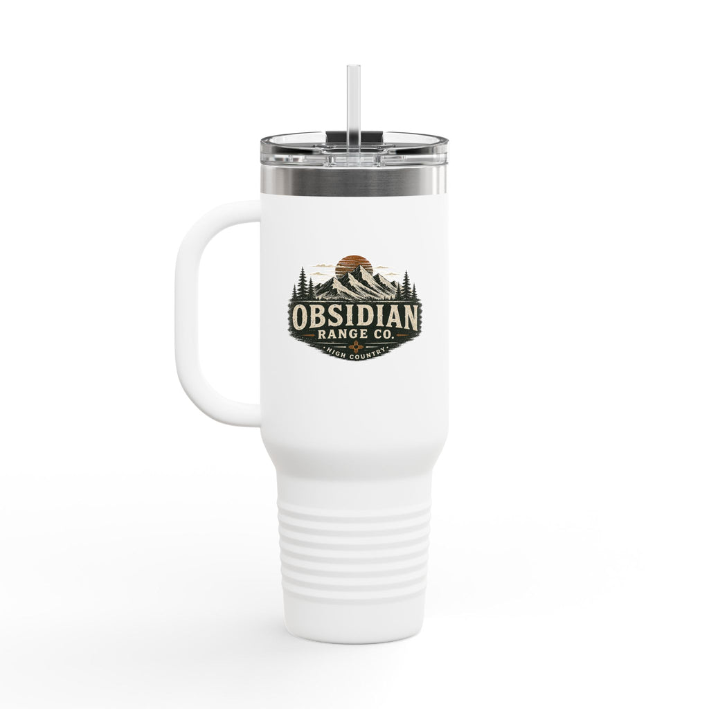 Obsidian Range Co. 40oz Insulated Travel Mug — Outdoor Mountain Adventure Tumbler