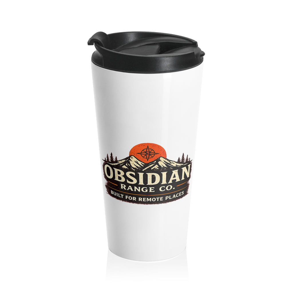 Observer Coffee Travel Mug — Stainless Steel Insulated Tumbler with Forest Logo