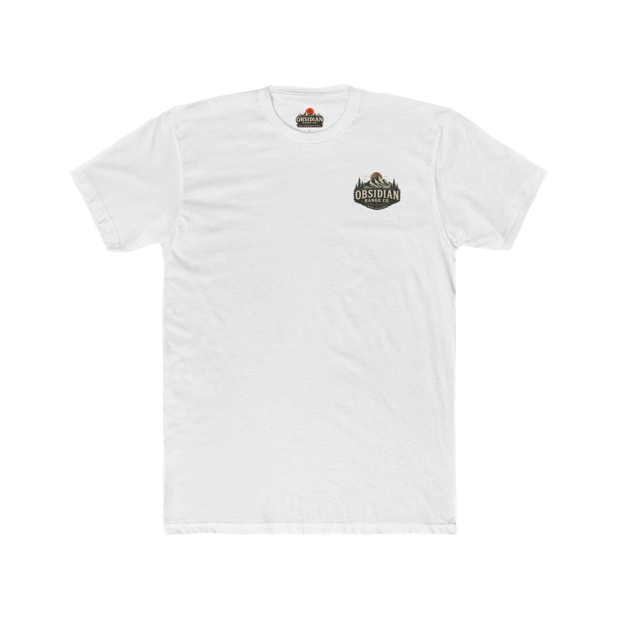 No Signal Above 8,000 Tee — Obsidian Range Co. Mountain Graphic T-Shirt