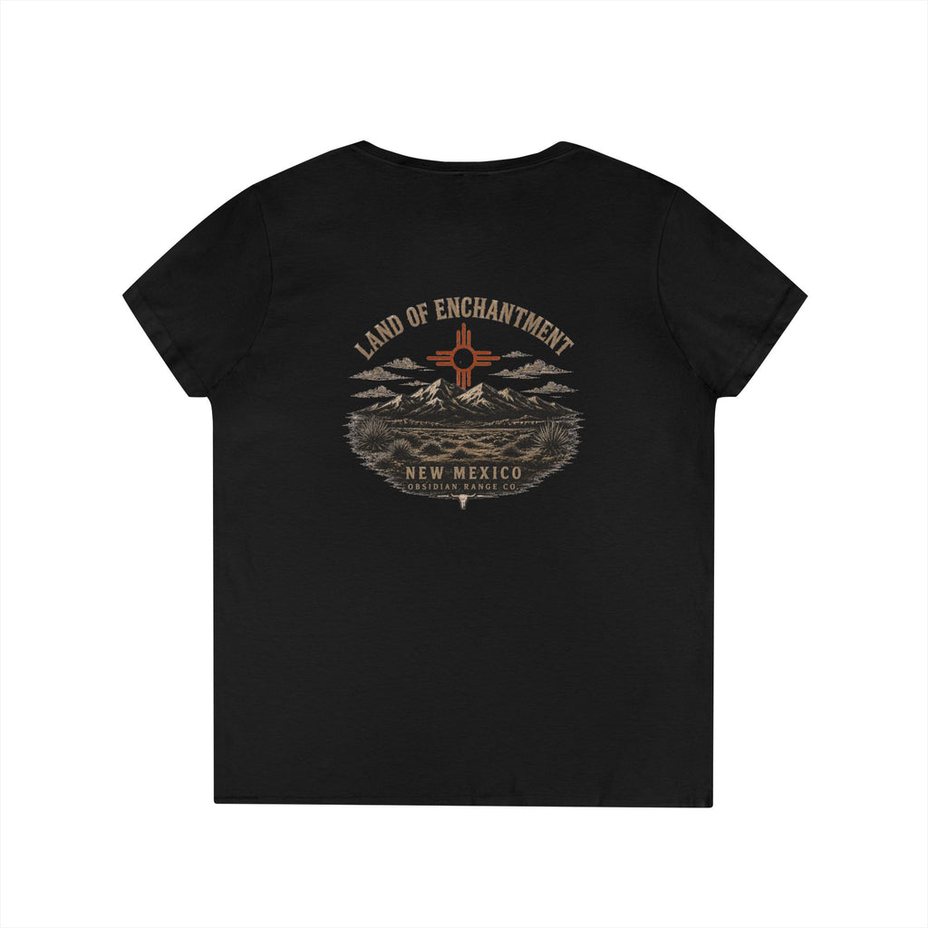 New Mexico Land of Enchantment V-Neck Tee (Ladies')
