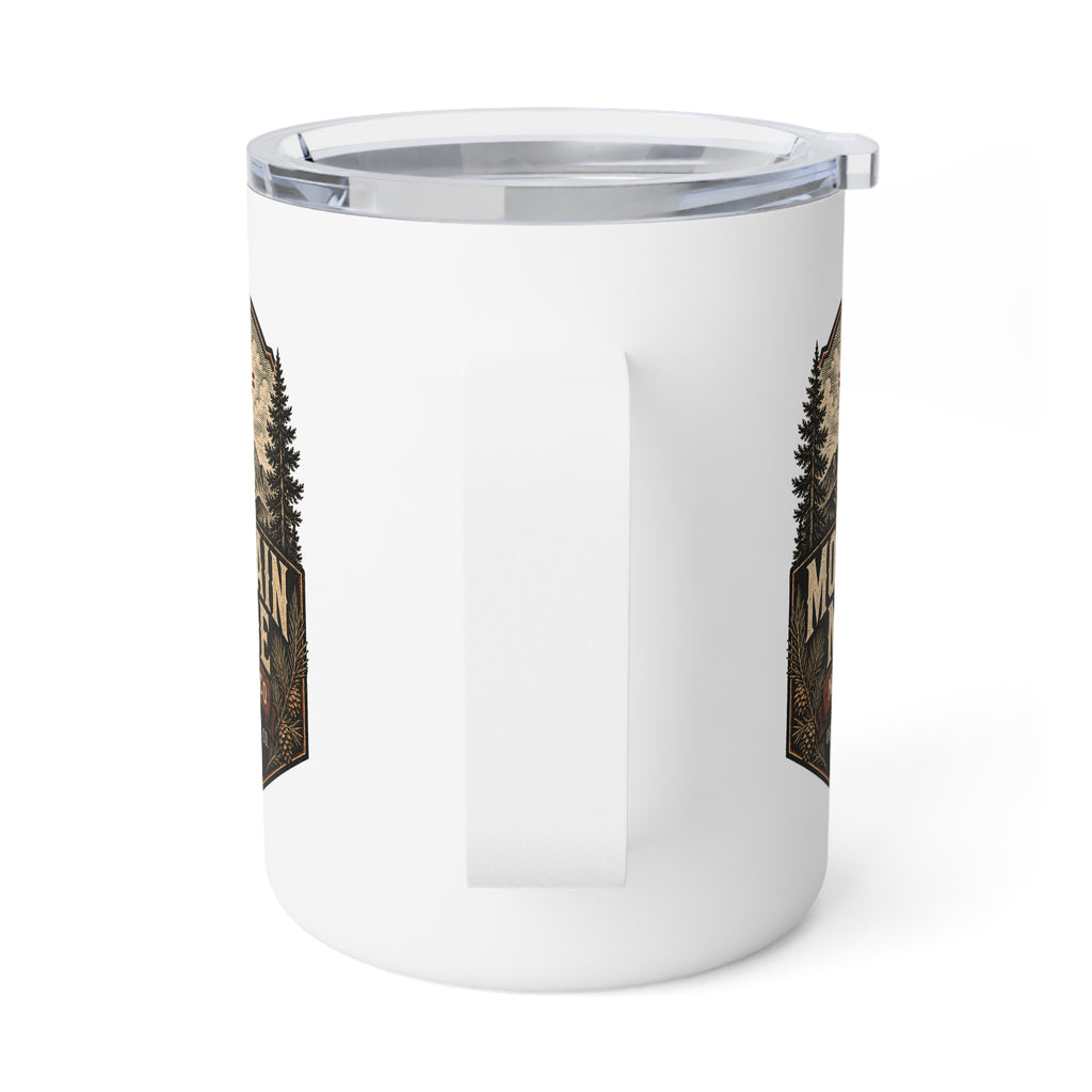 Mountain Made Insulated 10oz Coffee Mug — Mountain Cabin Outdoors Coffee Tumbler