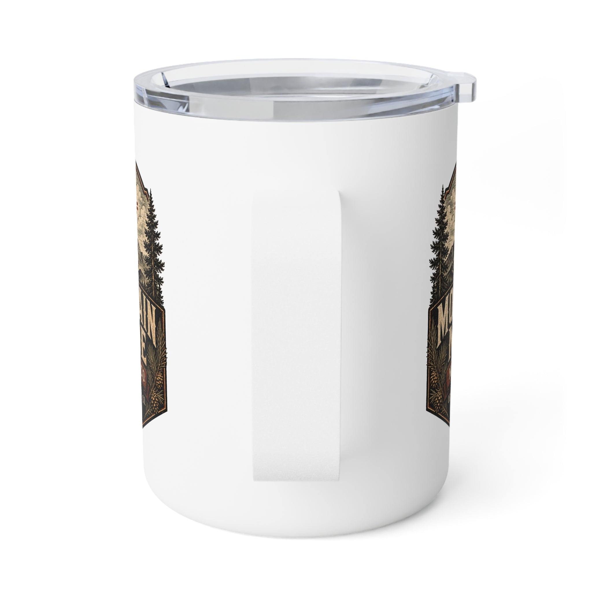 Mountain Made Insulated 10oz Coffee Mug — Mountain Cabin Outdoors Coffee Tumbler