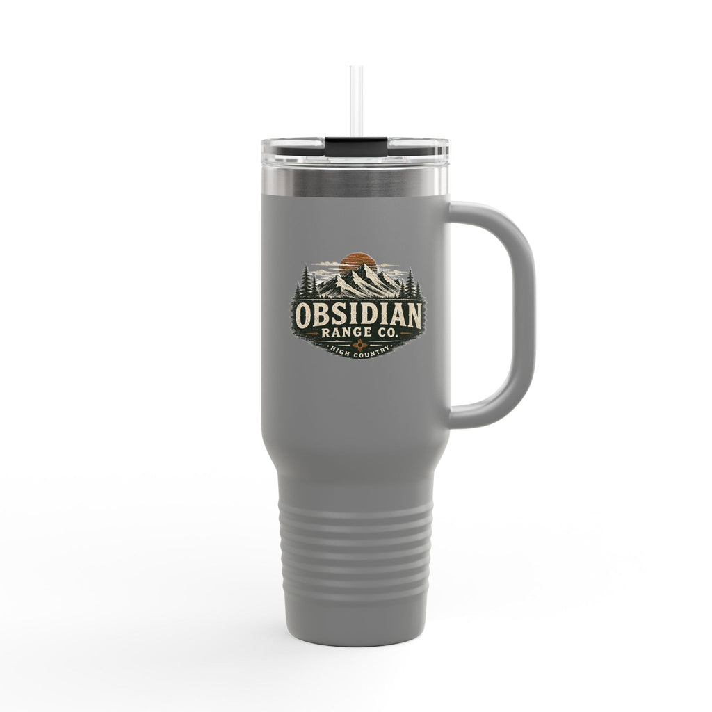 Obsidian Range Co. 40oz Insulated Travel Mug — Outdoor Mountain Adventure Tumbler
