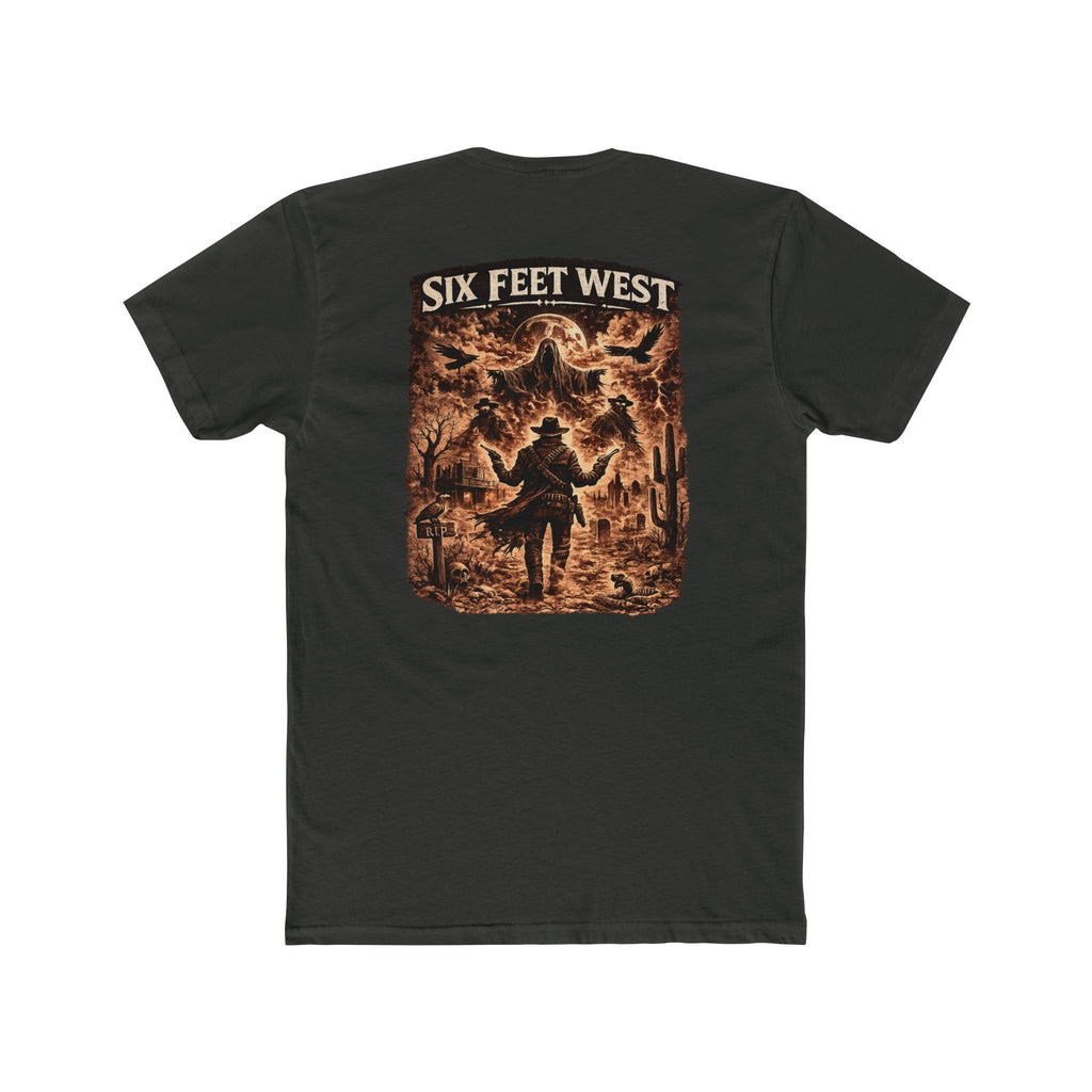 Six Feet West Tee — Obsidian Graphic T-Shirt