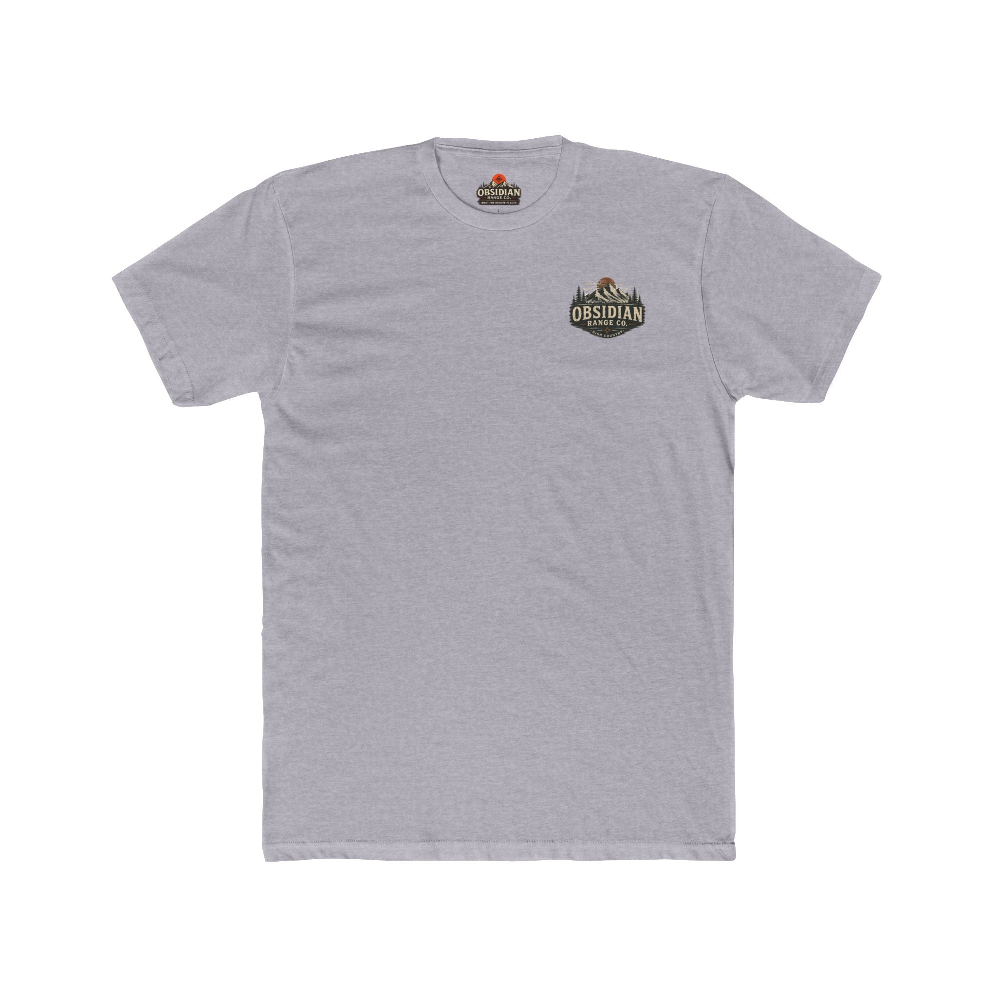 No Signal Above 8,000 Tee — Obsidian Range Co. Mountain Graphic T-Shirt