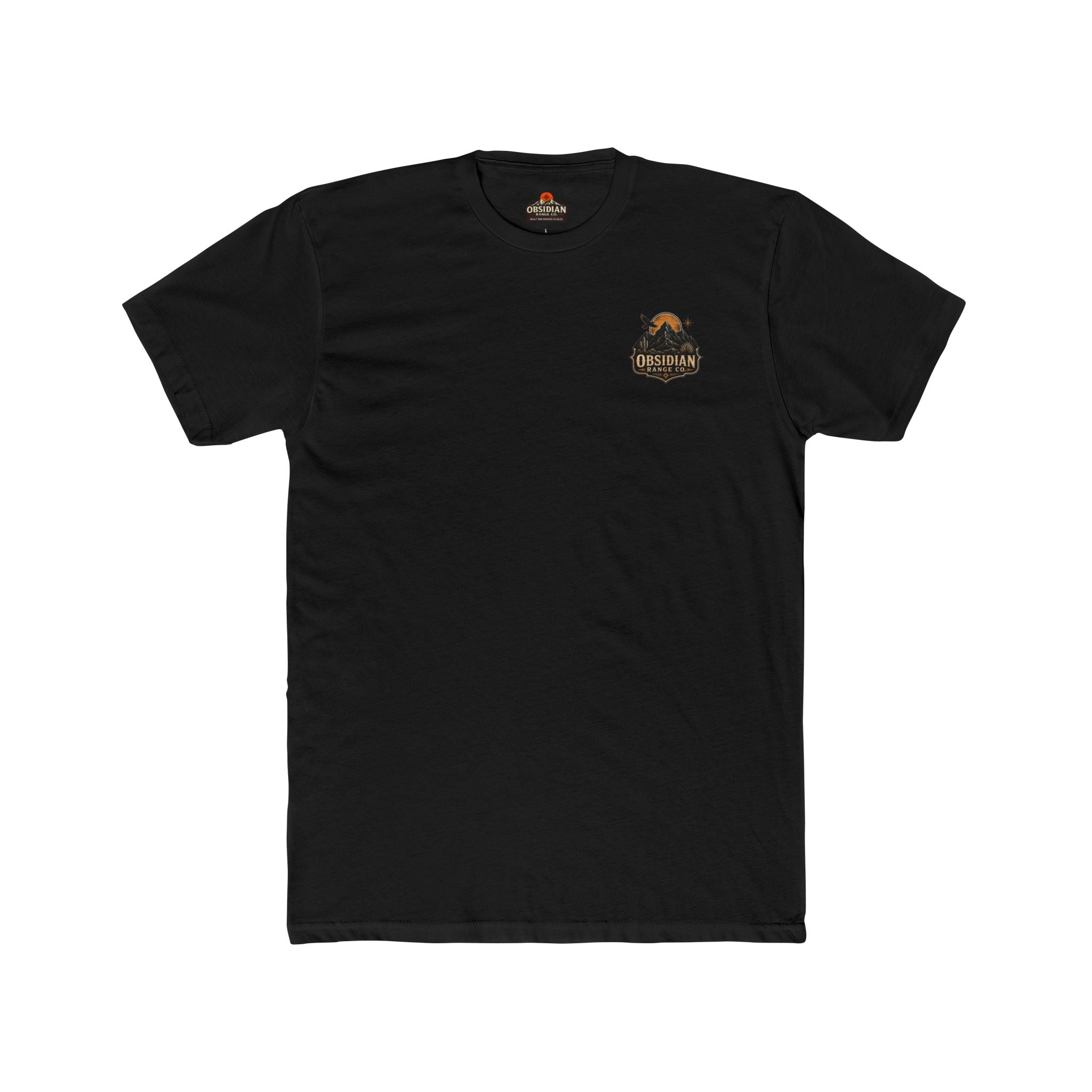 The Wanderer Tee — Obsidian Landscape Graphic T-Shirt