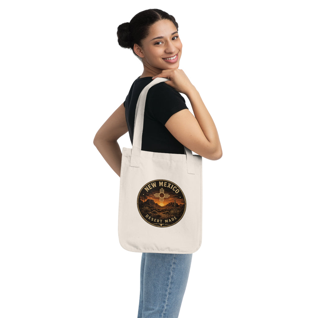 New Mexico Desert Made Canvas Tote — Organic Eco-Friendly Market Bag