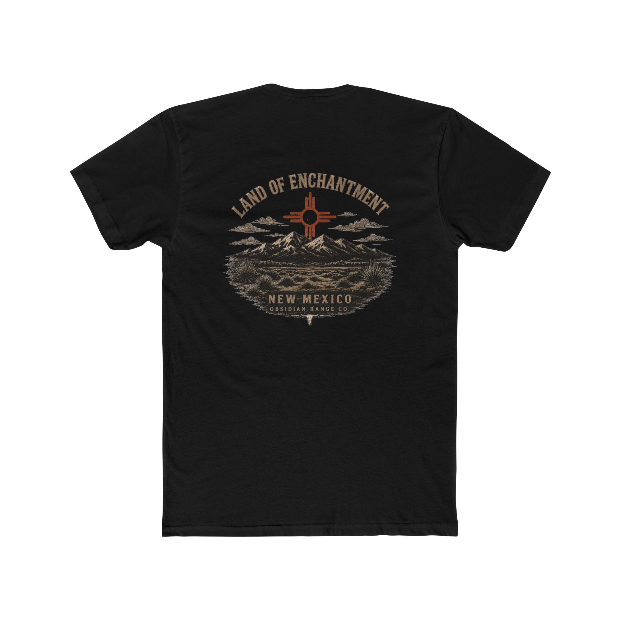 New Mexico Land of Enchantment Tee — Scenic Zia Mountain Tee