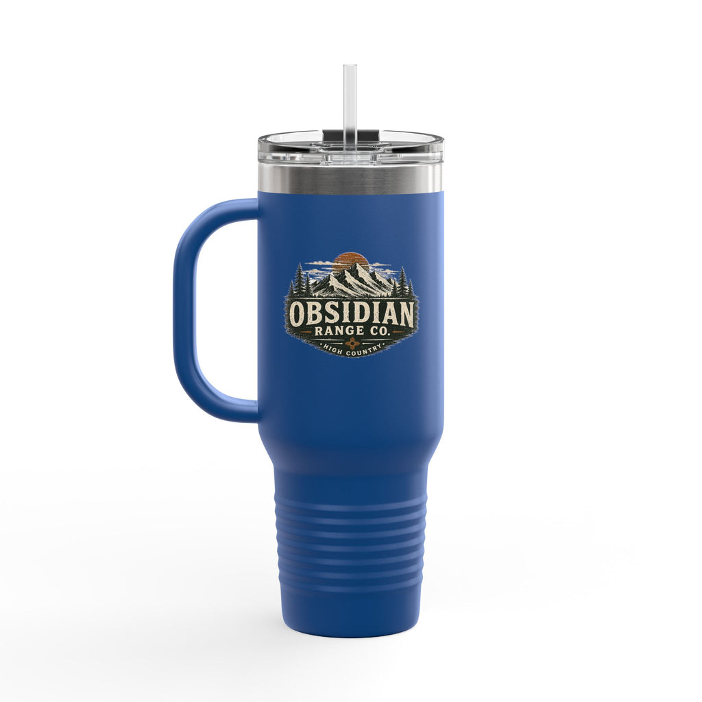 Obsidian Range Co. 40oz Insulated Travel Mug — Outdoor Mountain Adventure Tumbler