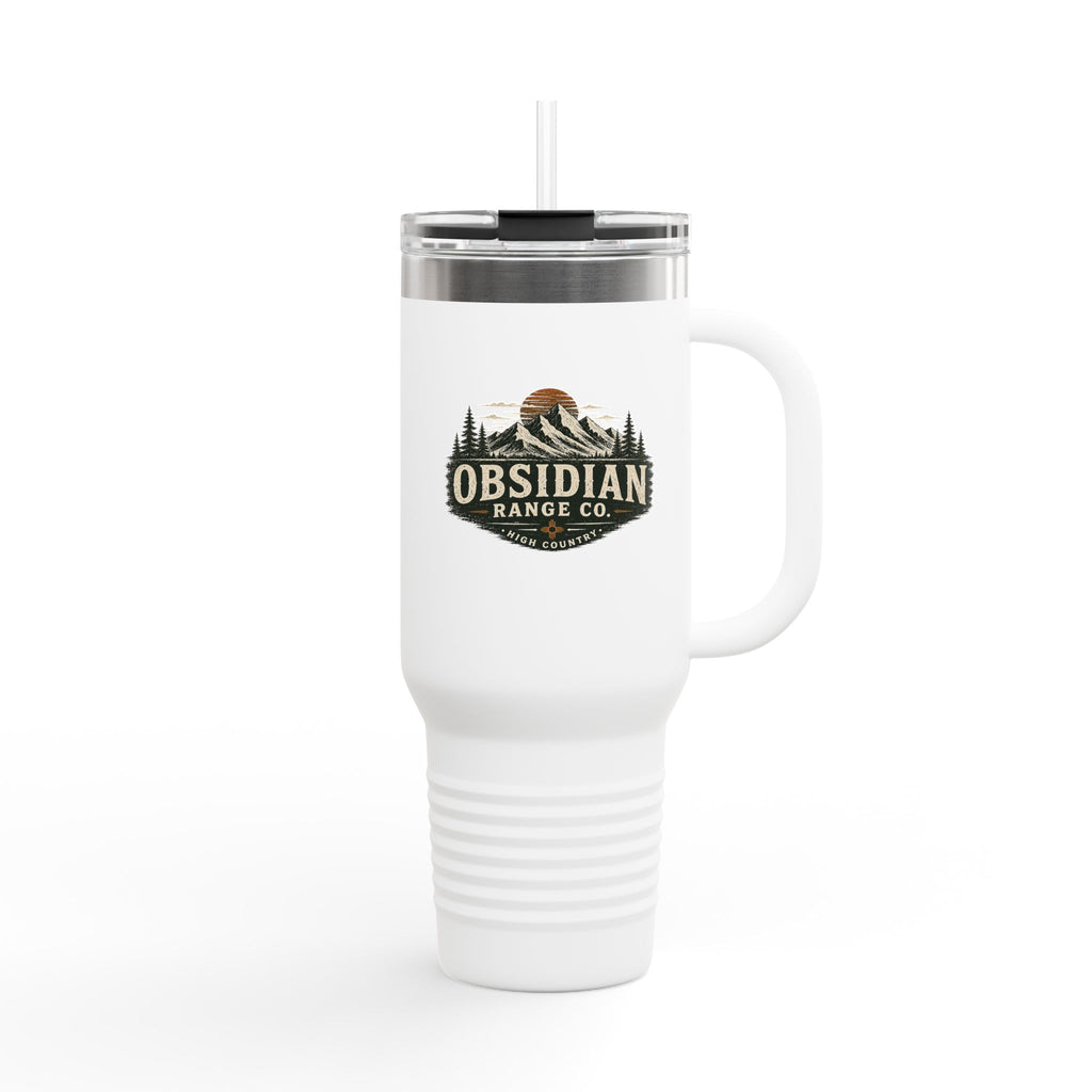 Obsidian Range Co. 40oz Insulated Travel Mug — Outdoor Mountain Adventure Tumbler