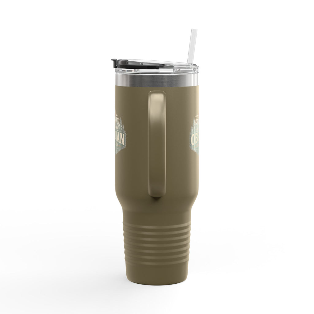 Obsidian Range Co. 40oz Insulated Travel Mug — Outdoor Mountain Adventure Tumbler