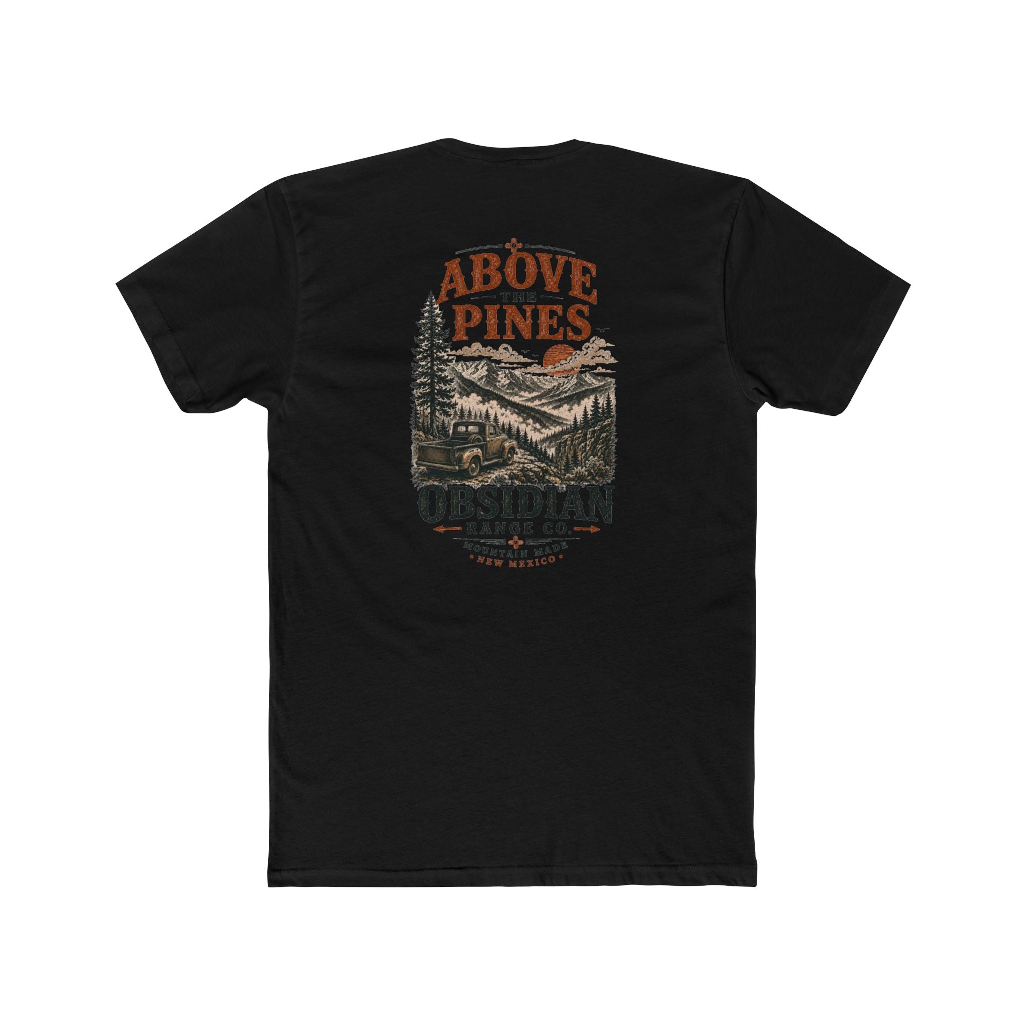 Above the Pines T-Shirt — Obsidian Range Co. Outdoor Graphic Tee