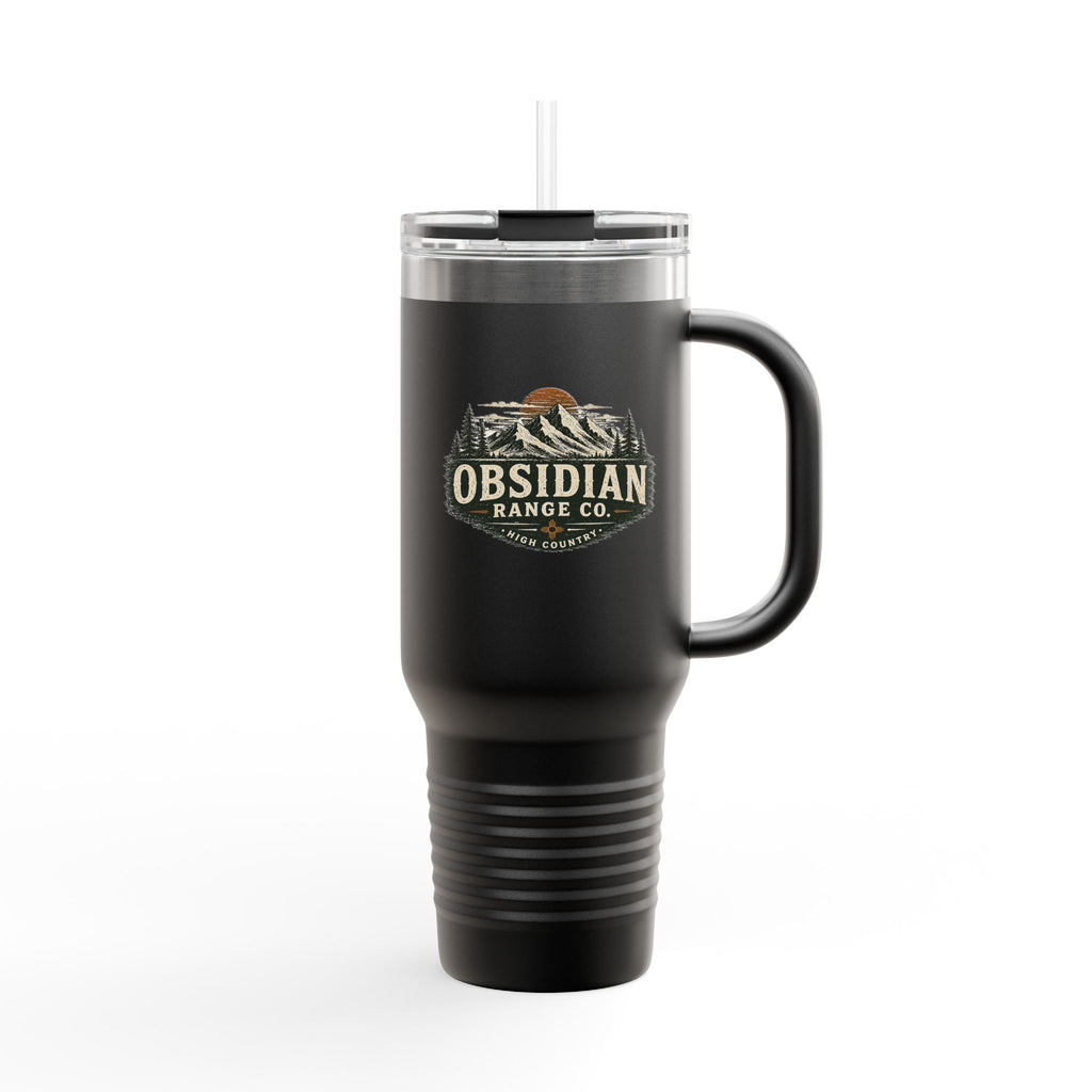 Obsidian Range Co. 40oz Insulated Travel Mug — Outdoor Mountain Adventure Tumbler