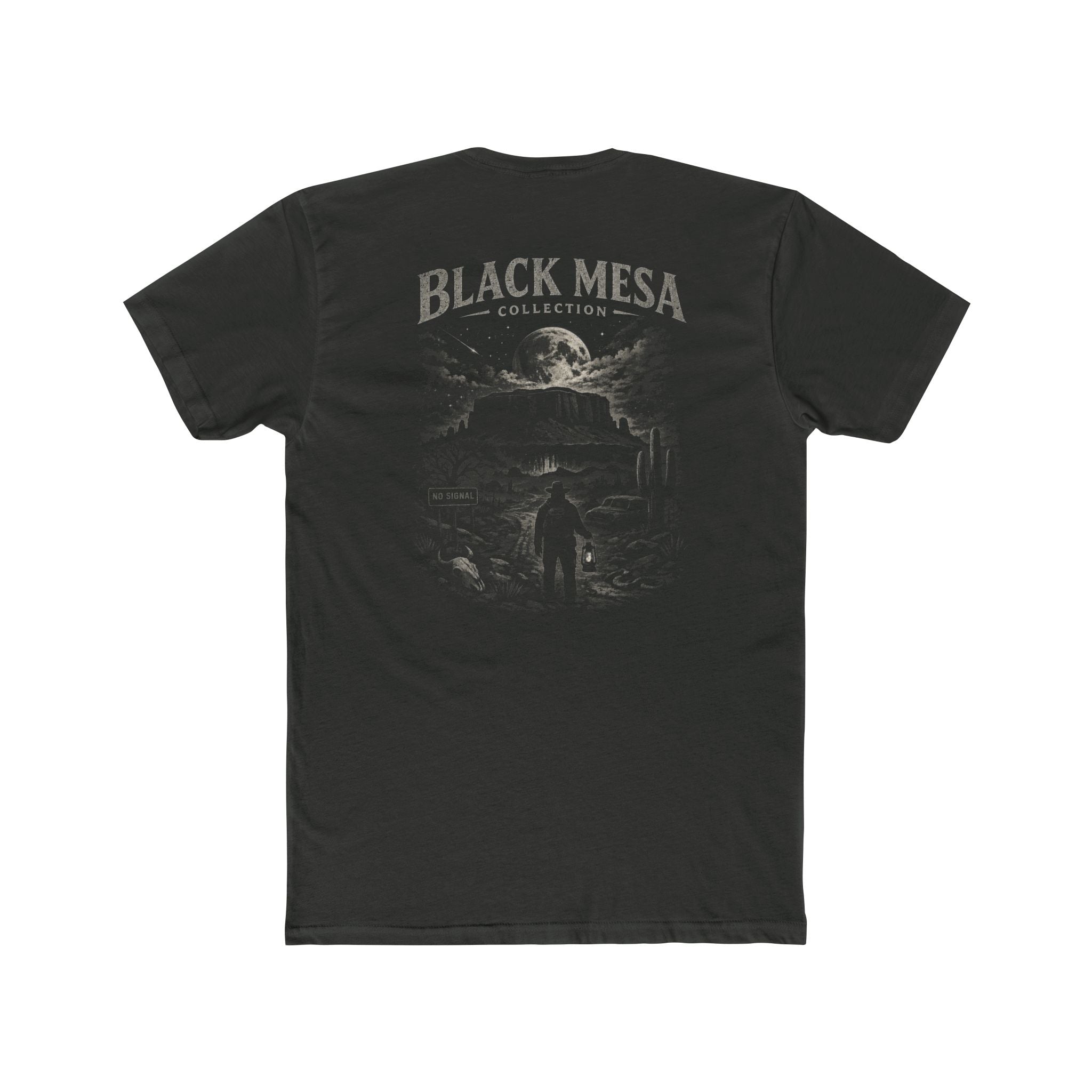 The Wanderer Tee — Obsidian Landscape Graphic T-Shirt