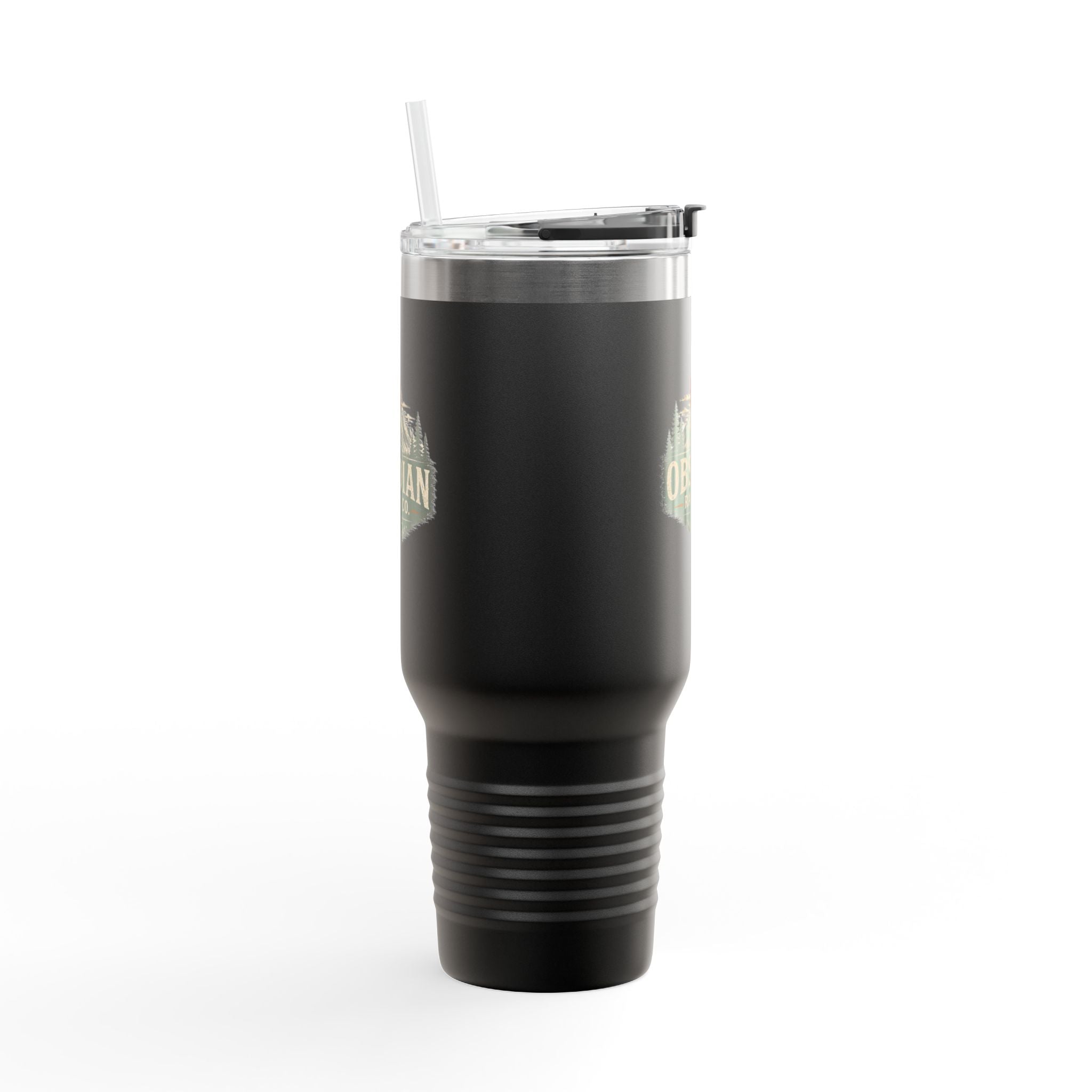 Obsidian Range Co. 40oz Insulated Travel Mug — Outdoor Mountain Adventure Tumbler