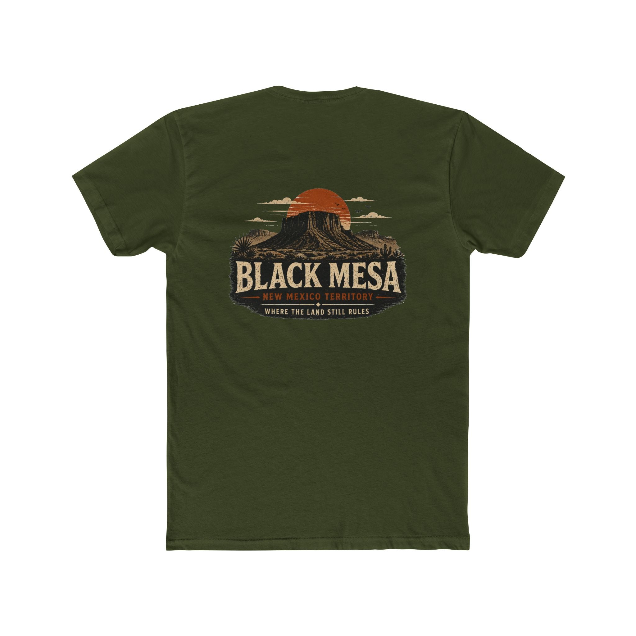 Black Mesa Tee — Vintage Desert Sunset Graphic T-Shirt