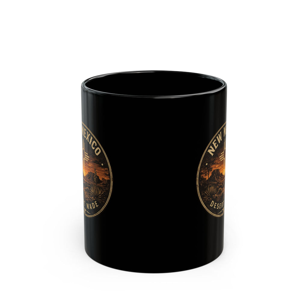 New Mexico Desert Made Coffee Mug — Black Ceramic 11oz/15oz