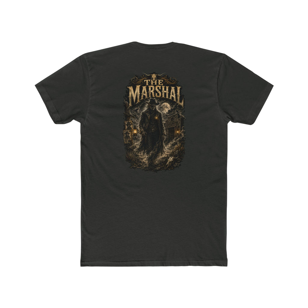 The Marshal Graphic Tee — Vintage Western Marshal Skull Shirt