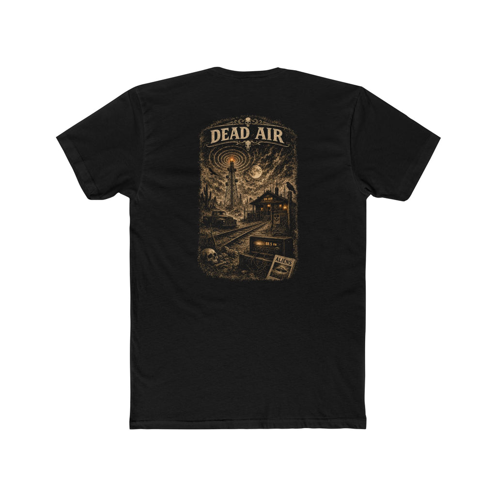 Dead Air Graphic Tee — Vintage Haunted Trainyard T-Shirt