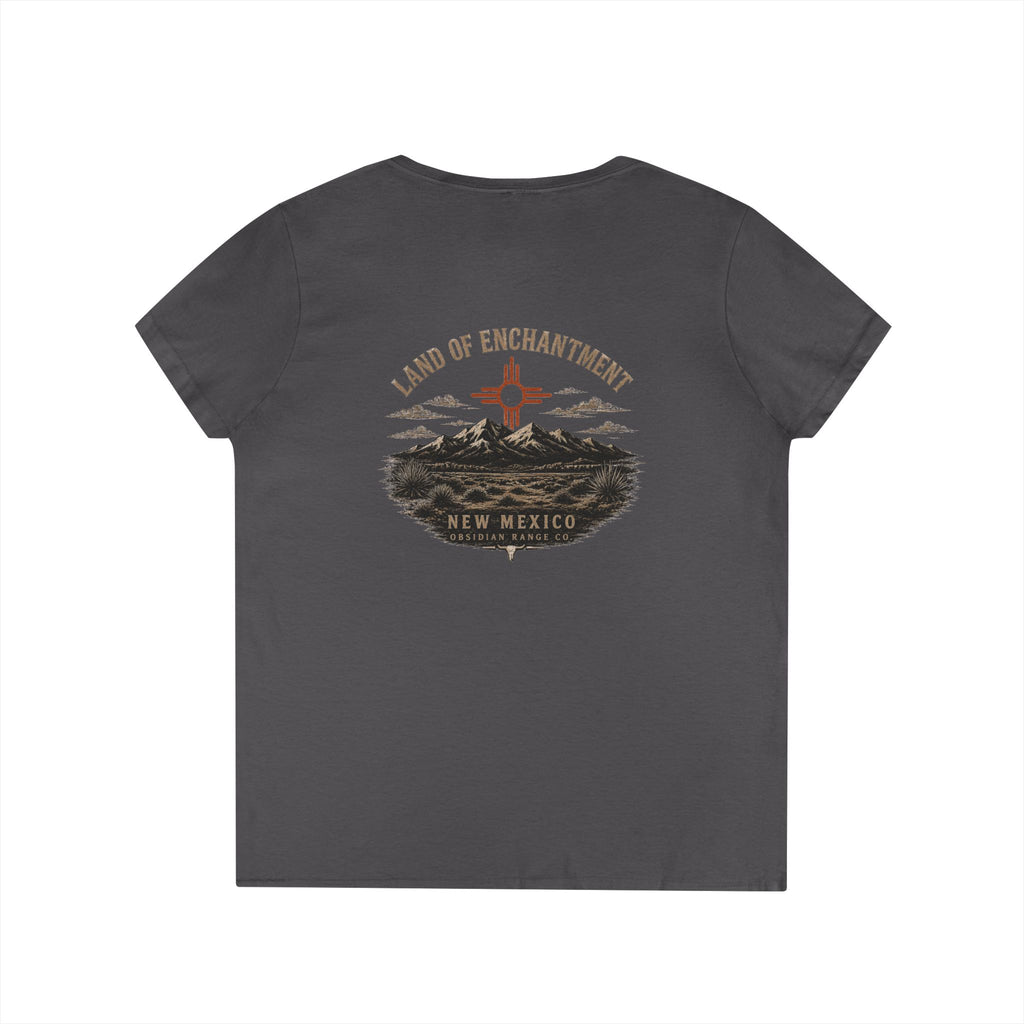 New Mexico Land of Enchantment V-Neck Tee (Ladies')