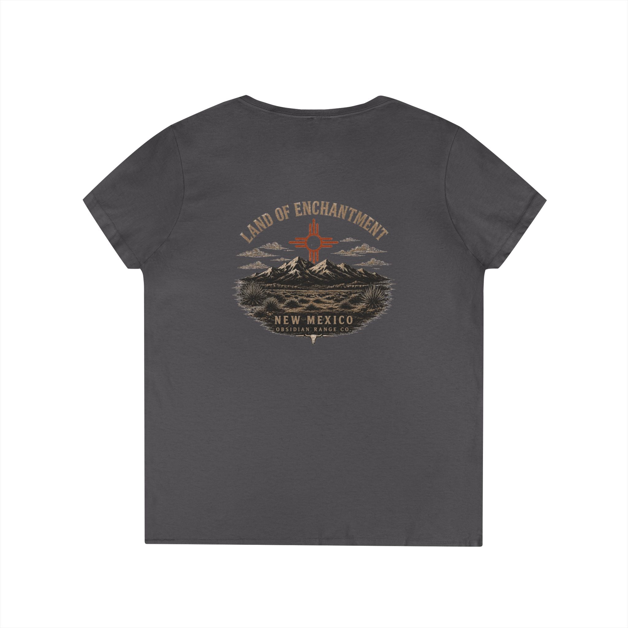 New Mexico Land of Enchantment V-Neck Tee (Ladies')