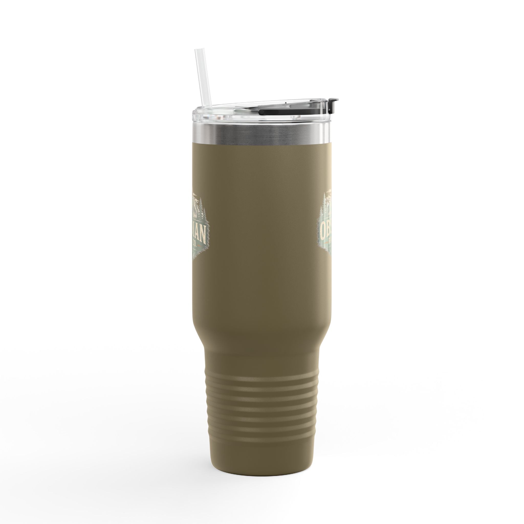 Obsidian Range Co. 40oz Insulated Travel Mug — Outdoor Mountain Adventure Tumbler