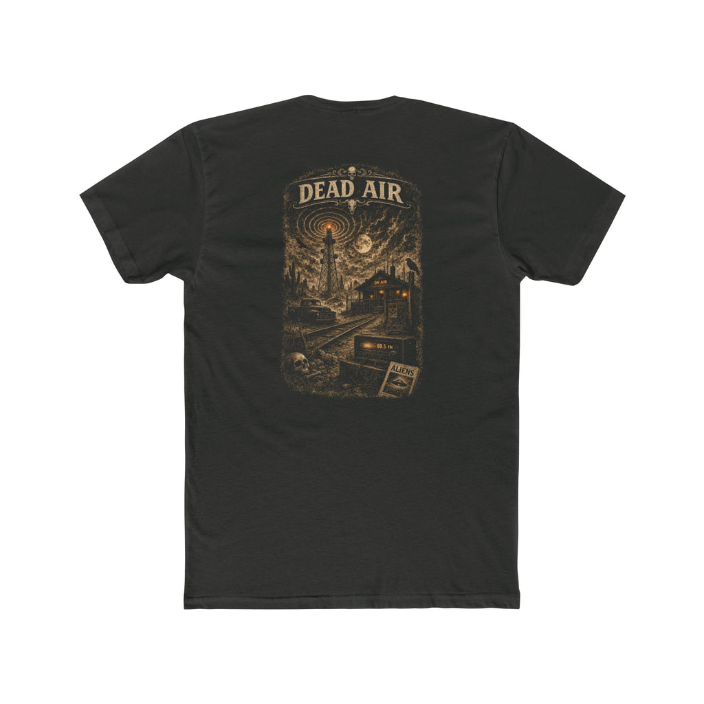 Dead Air Graphic Tee — Vintage Haunted Trainyard T-Shirt